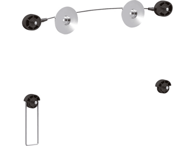 CABLETECH Ultra-Slim nosač za LED TV 23-37", nosivost 50 kg, 14,5 mm, crni